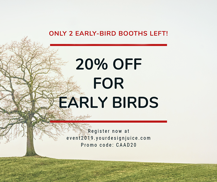 Early bird promotion banner